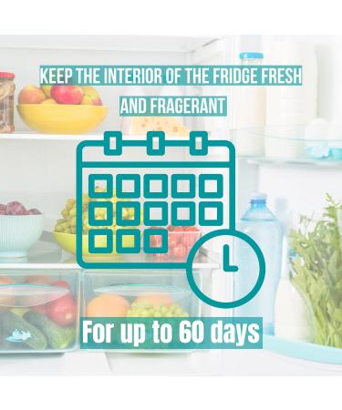 Ardor Refrigerator Odor Remover - Long-Lasting Lemon Scent Air Freshener (30 ml) | Simple Application Neutralizes Odors for 2 Months - 1 Piece - Buy Online on SooperMarket.com