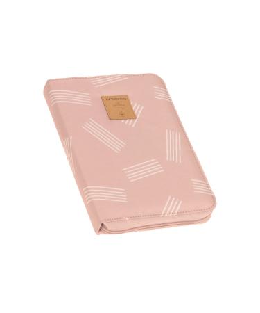 L SSIG Mama maternity pass cover U-booklet bag document bag/Document Pouch Soft Stripes rose