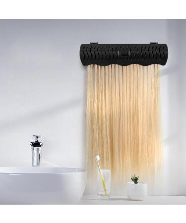 Neamou Extension Holder for Styling - Hair Extension Rack for Wall - Lightweight Wig Holder Hair Rack for Styling Coloring Blow Tape Weft Clip in Halo Extensions Black - Buy Online on SooperMarket.com