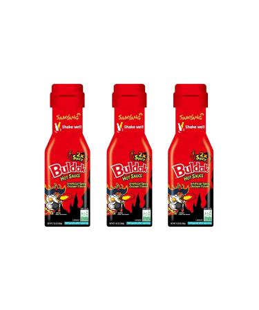 Samyang Extremely Spicy (Double Spicy) 2xSpicy Buldak Hot Chicken Flavour Sauce 200g Halal (Pack of 3) by CNMART