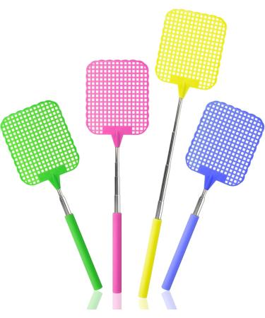 COM-FOUR 6x Telescopic Flaps - Insect Protection & Pest Control Fly Catcher - Colorful 6-Piece Set for International Shipping - Buy Online on SooperMarket.com