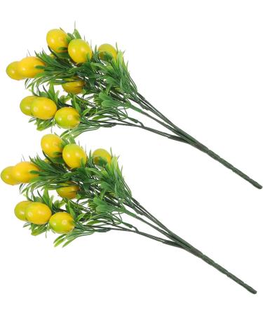 HOMSFOU 4 Pcs Artifical Flower Arrangements Strawberry Home Decor Strawberry Decorations for Home Ramo De Flores Artificiales Home Decoration Artificial Branches Household Vase Plastic - Buy Online on SooperMarket.com