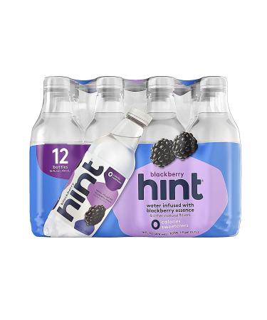 Hint Water Blackberry and Cherry Variety Pack - 24 Bottles, 16oz Each, Zero Calories, Zero Sugar, Zero Sweeteners - Buy Online on SooperMarket.com