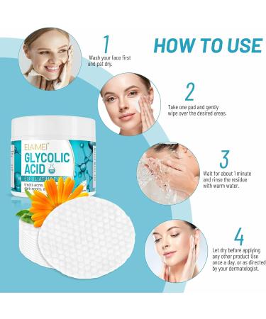 Glycolic Acid Pads Glycolic Acid Pads 30% Exfoliates Surface Skin and Reduces Fine Lines and Wrinkles 50Pads - Buy Online on SooperMarket.com