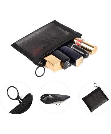 Patu Mini Zipper Mesh Bags Size S / A7 5 Pieces - Beauty Makeup Lipstick Organizer & Travel Kit Pouch - Buy Online on SooperMarket.com