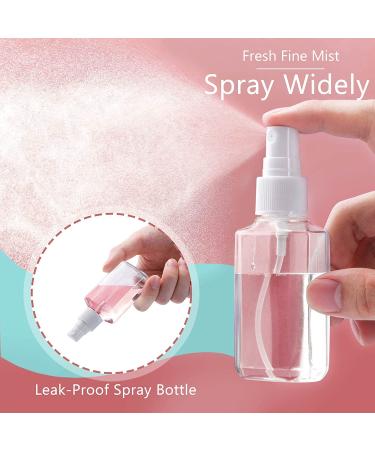24 Pcs HULISEN Travel Spray Bottles 2oz - Fine Mist, Leak-proof, Refillable - Ideal for Baby Showers - Buy Online on SooperMarket.com