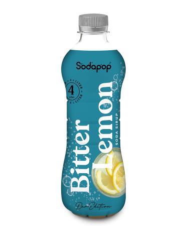 Sodapop Syrup Bitter Lemon quick & easy to prepare 1 bottle makes 4 L ready-to-drink beverage 500 ml