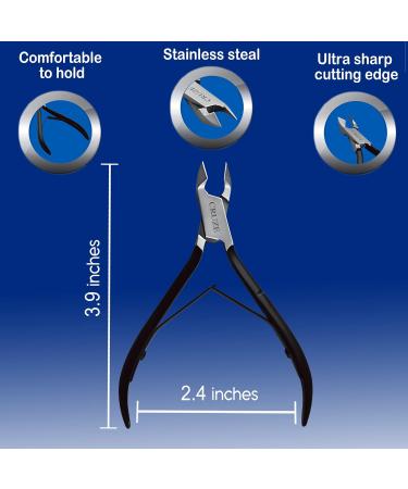Cruze Cuticle Remover - Stainless Steel Professional Nippers for Manicure & Pedicure - Buy Online on SooperMarket.com