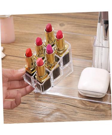 ABOOFAN 2pcs for Case Display Lipgloss Storage Slots Stand Organizer Transparent Shelf Lipsticks Acrylic mediumx2pcs As Shownx2pcs - Buy Online on SooperMarket.com