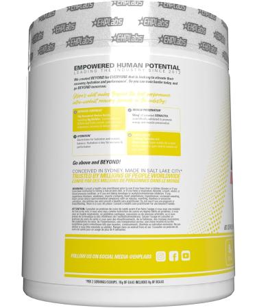 EHP Labs Beyond BCAA Powder Amino Acids Supplement for Muscle Recovery - 8g of Sugar Free BCAAs Amino Acids Post Workout Recovery Powder & 10g of EAA Amino Acids Powder - 60 Servings (Lemon Sherbet) - Buy Online on SooperMarket.com