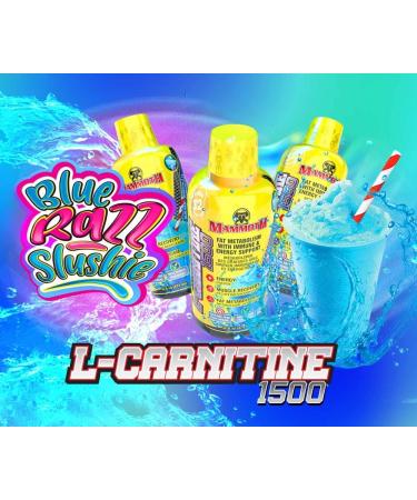 Mammoth L-Carnitine 1500 Vegetarian Caffeine Free Gluten Free (Blue Razz Slushie) - Buy Online on SooperMarket.com