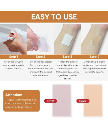 Invisible Waterproof Tattoo Cover Up Tape for Scars & Tattoos - 12Pcs - Buy Online on SooperMarket.com