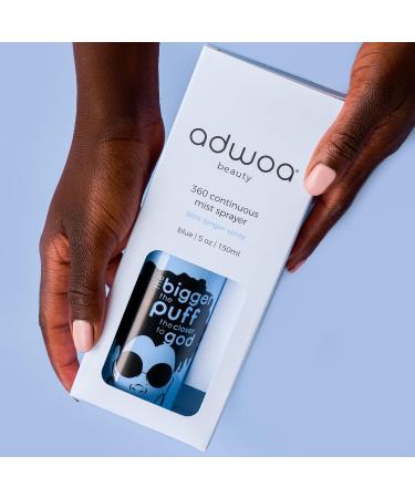 Adwoa Beauty Blue Custom Ultra Fine Mist Spray Bottle - Refillable & Reusable 5oz for Hair Skin Home & Pet Care - Buy Online on SooperMarket.com