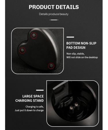Lodokdre 2X Hair Clipper Charging Stand Electric Barber Dock Professional Trimmer Cordless Charger Barber for 8700 787 B - Buy Online on SooperMarket.com