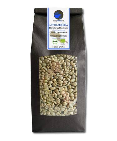 Organic green coffee - Green Highland Coffee Honduras Highland (green coffee beans 1000g) 1 kg (1 pack)