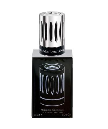 Mercedes-Benz Select Perfume for Men Travel Collection Mini EDT Spray 0.7 Ounce 0.68 Ounce (Pack of 1)