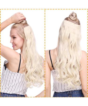 Silk-co Long Curly Wavy Clip in Hair Extension 24 Maroon&Dark Red - 8 Pcs Full Head, Synthetic Heat Resistant, 18 Clips - #Maroon&Dark Red - Buy Online on SooperMarket.com