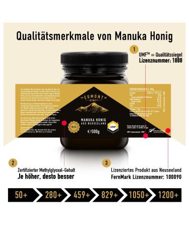 Egmont Manuka Honey MGO 459+ from New Zealand - Premium Quality (250g & 500g) - Shop Now! - Buy Online on SooperMarket.com