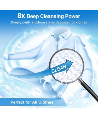 Eco-Friendly Laundry Detergent Sheets | Hypoallergenic Unscented & Biodegradable - 128 Loads for Sensitive Skin - Buy Online on SooperMarket.com