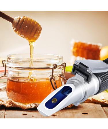 XRCLIF BRIX Refractometer 0-90% | Accurate Handheld Sugar Measurement for Juice Honey & More | ATC Technology - Buy Online on SooperMarket.com