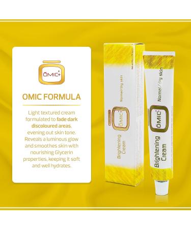 OMIC Skin Brightening Cream - 1.7 Fl oz - Reduce Pigmentations & Brown Spots with Alpha Arbutin - Buy Online on SooperMarket.com