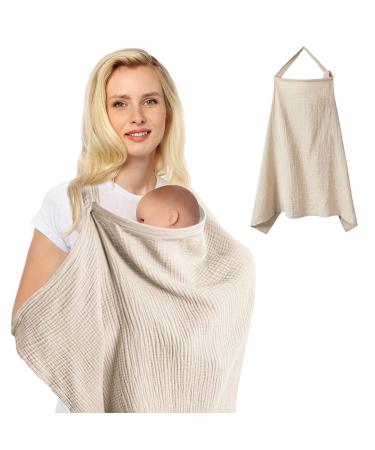 Still towel for the on the way hillhears 75x95cm breastfeeding cotton soft and breathable -active silent scarf Nursing Cover for Breastfeeding Still breastfeeding breastfeeding with solid tire for mother kaqi