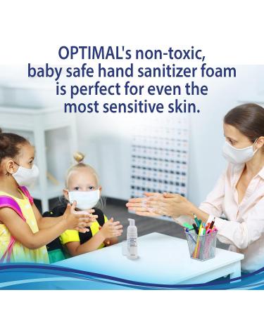 Alcohol-Free Foaming Hand Sanitizer - 99.99% Germ-Killing Antibacterial Formula - Travel Size 1.69 oz. Foam Pump Bottle (Pack of 6) - Moisturizing and Effective - Buy Online on SooperMarket.com