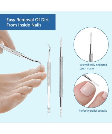 HEYMKGO 9 in 1 Professional Toenail Clippers Set - Heavy Duty Podiatrist Tools for Thick or Ingrown Nails Treatment - Buy Online on SooperMarket.com