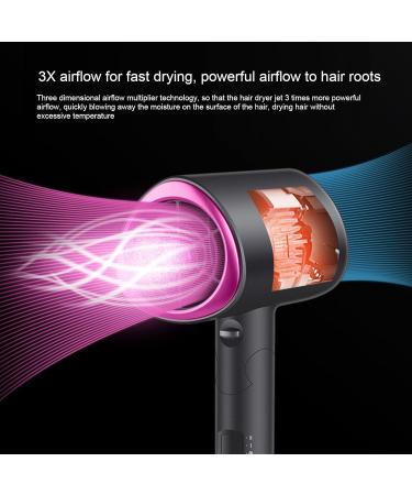 1200W Hair Dryer Folding T Shape Grey Powerful Blowing Wind Stylish Convenient for and Durable ABS and PC Material - Buy Online on SooperMarket.com