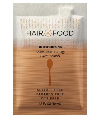 Hair Food Moisturizing Hair Mask for Curly Hair Manuka Honey Paraben & Dye Free 1.7 fl oz 10 Count