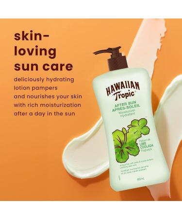 Hawaiian Tropic Lime Coolada After Sun Moisturizing Lotion with Shea & Cocoa Butter 480mL - Buy Online on SooperMarket.com