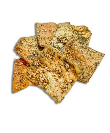 Terranean Herbs & Spices Za'atar Pita Chips Bundle - Regular & Spicy (2 Pack) - Buy Online on SooperMarket.com