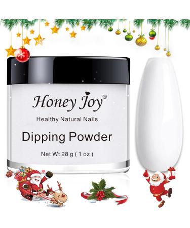 28g/Box Fine Dipping Powder French Manicure Foundation Colors Pink and White Dip Powder Nails No UV Led Cure 0.98oz per box French White Dip-French White-UKA