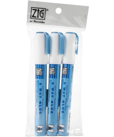 KURETAKE ZIG CORPORATION 2-Way Glue Pen 3P  Chisel Tip