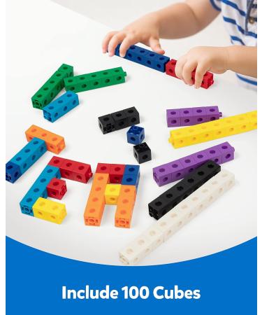 Coogam Math Cubes - Manipulative Counting Blocks & Activity Snap Linking Cube Toy for Preschool & Kindergarten Learning - Buy Online on SooperMarket.com