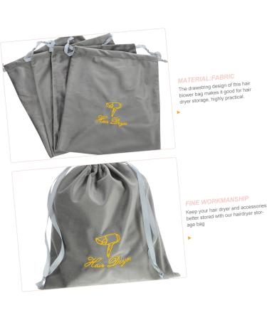 Baluue 4pcs Fabric Drawstring Bags Portable Hair Dryer Bag Drawstring Bag Hair Blow Dryer Bag - Buy Online on SooperMarket.com