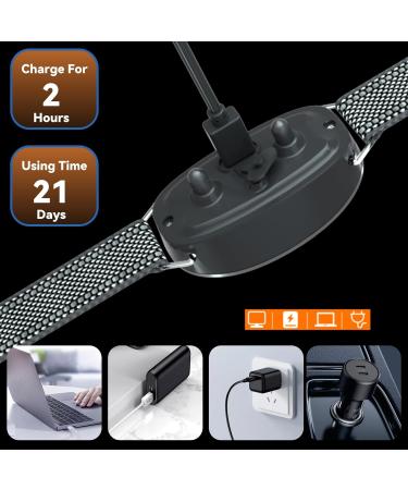Beoankit Dual Vibration Dog Bark Collar | 8 Sensitivity Levels | 3 Modes | Waterproof & Rechargeable | Black - Buy Online on SooperMarket.com