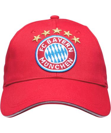 FC Bayern Munich Red Baseball Cap | Official Adult Logo Cap | One Size Fits All - Buy Online on SooperMarket.com