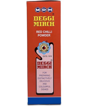 MDH Deggi Mirch 500g Chilli Powder (Lal Mirchi) Ground Indian Spice All Natural Salt-Free Vegan Non-GMO for Hot Taste - Buy Online on SooperMarket.com