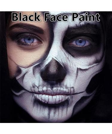 Go Ho Cream-Blendable Black Face Paint Stick (1.06 Oz) - Halloween & Cosplay Makeup for Adults & Children - Waterproof SFX Makeup Stick - Buy Online on SooperMarket.com