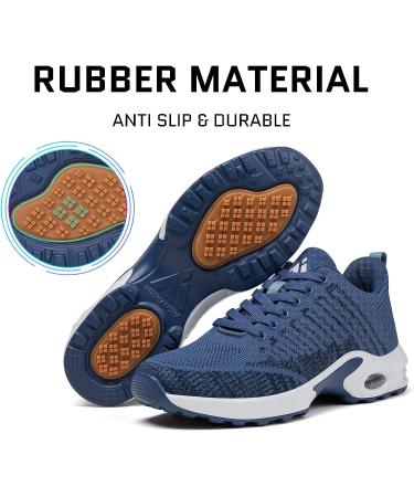 Mishansha Women's Breathable Air Cushion Sneakers - Size 9, Persian Blue - Buy Online on SooperMarket.com