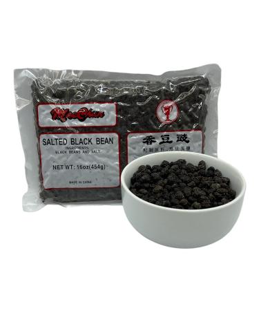 Salted Black Beans Bundle - 16 Ounce Pack of Chinese Douchi Fermented Black Beans with Habanerofire Jar Opener - Buy Online on SooperMarket.com