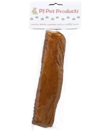 PJ Pet Poducts Smokey Bacon Rawhide Roll 21 cm 1 x 130 g
