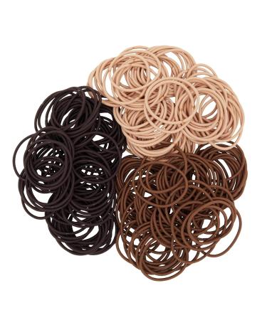 240-Pack Elastic Hair Ties - No Metal Ponytail Holders for Men, Women & Girls - Durable Styling Accessories in Neutral Colors - Buy Online on SooperMarket.com