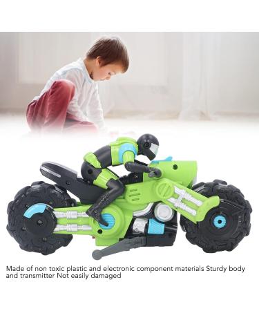Remote Control Motorcycles RC Motorcycle 360 Degree Stunts Sturdy Body and Transmitter 114.8ft Remote Control Distance for Outdoor Green - Buy Online on SooperMarket.com