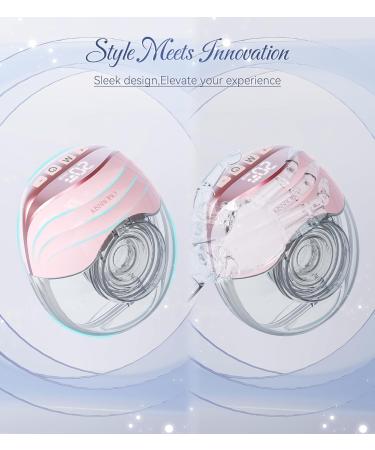 KISSBOBO Electric Breast Pump - Slim & Lightweight with Accessories | Perfect Gift Set for Moms & Couples (Pink) - Buy Online on SooperMarket.com