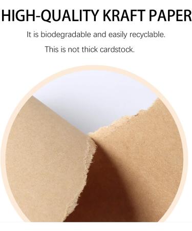 Kraft Paper Kraft Cardstock for Arts  Crafts  Office  70 Sheets 8.5 x 11 Inches 180GSM Kraft Paper 70Pcs-180gsm - Buy Online on SooperMarket.com