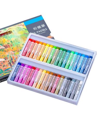 Oil Pastels Set 36 Assorted Colors Non Toxic Professional Round Painting Pastel Stick Art Supplies Drawing Graffiti Art Crayons for Kids  Artists  Beginners  Students  Adults Drawing (36 Colors)