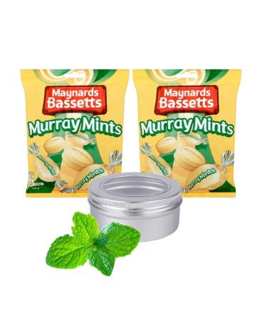 Maynard Bassets Murray Mints and Travel Sweets Tin x 2 Packs 193g Each