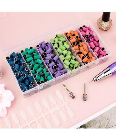 Rolybag Sanding Bands for Nail Drill 240 Pieces 3 Color Coarse Fine Grit Efile Sand Set 80#120#180#240# 2 Pieces 3/32 Inch Nail Drill Bits for Manicures and Pedicures (302 Piece Set) - Buy Online on SooperMarket.com